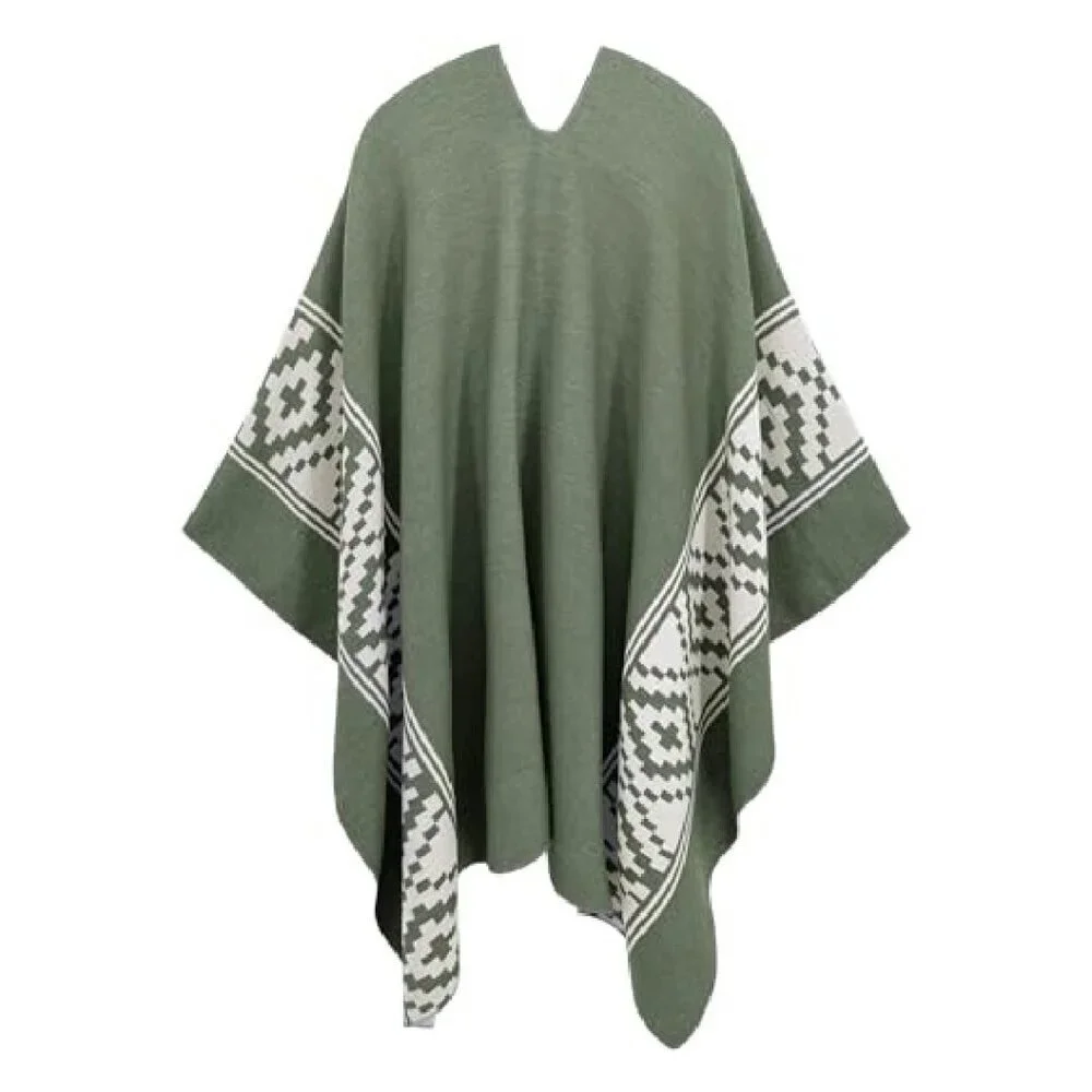 Reversible Faux Cashmere Shawl Wrap, 61